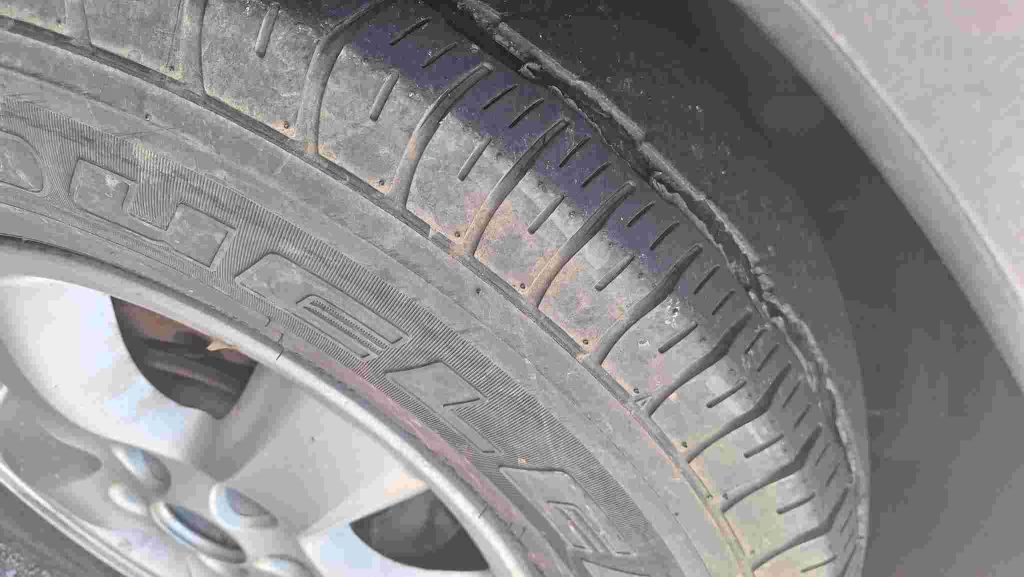 Uneven tyre wear