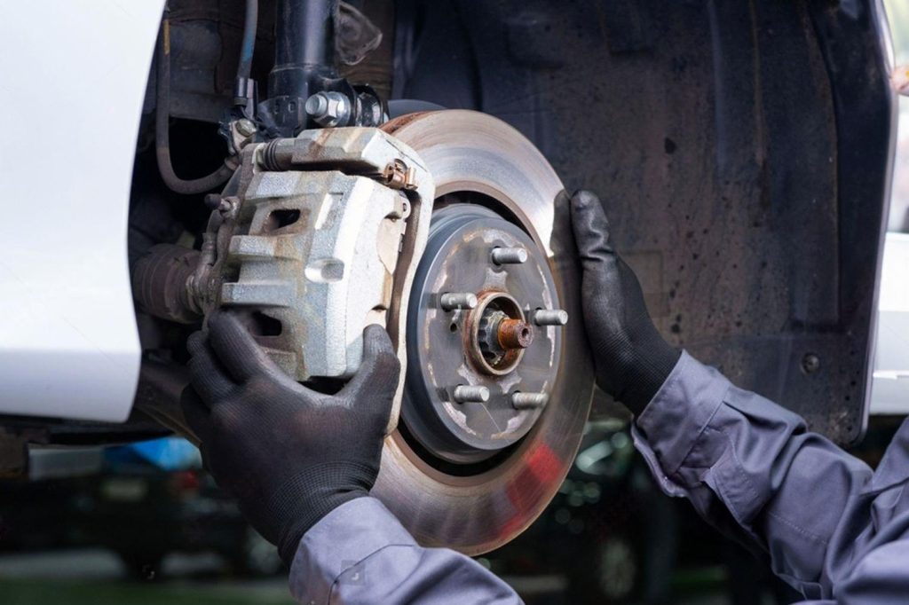 replace brake pads and rotors