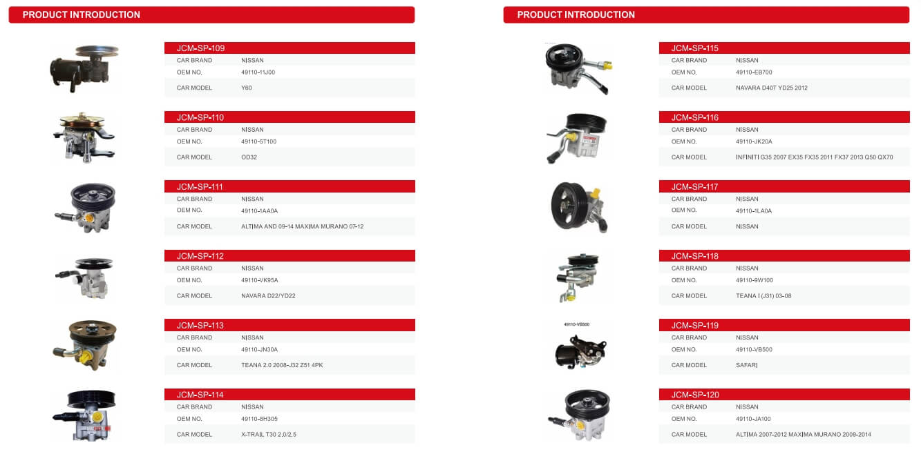 NISAN CATALOGUE